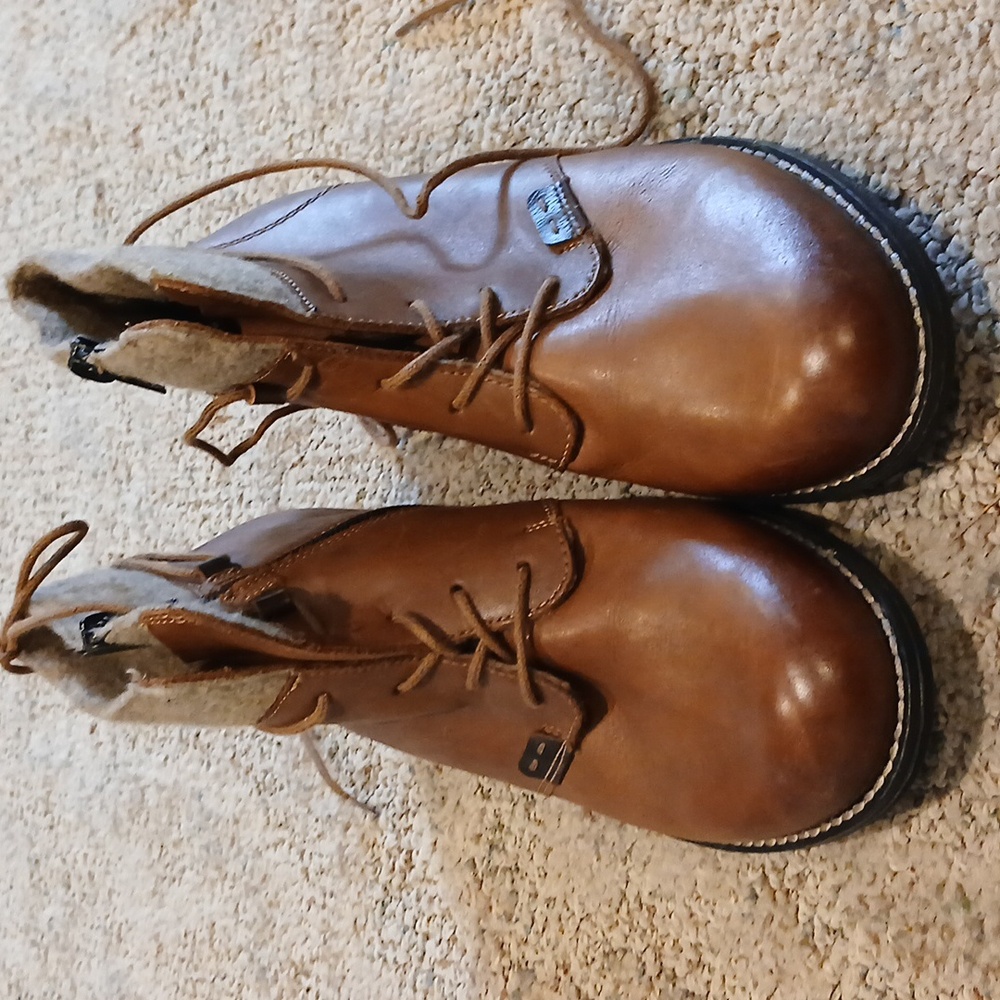 Brown leather Remonte ankle boot Size 39 - Picture 2 of 7